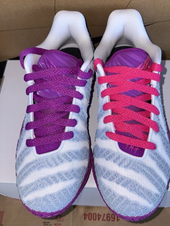 NEW Nike By You Ja 3 Gray Purple Pink IO7565 900 Men\'s Size 5/ Women Size 6.5 main image 8